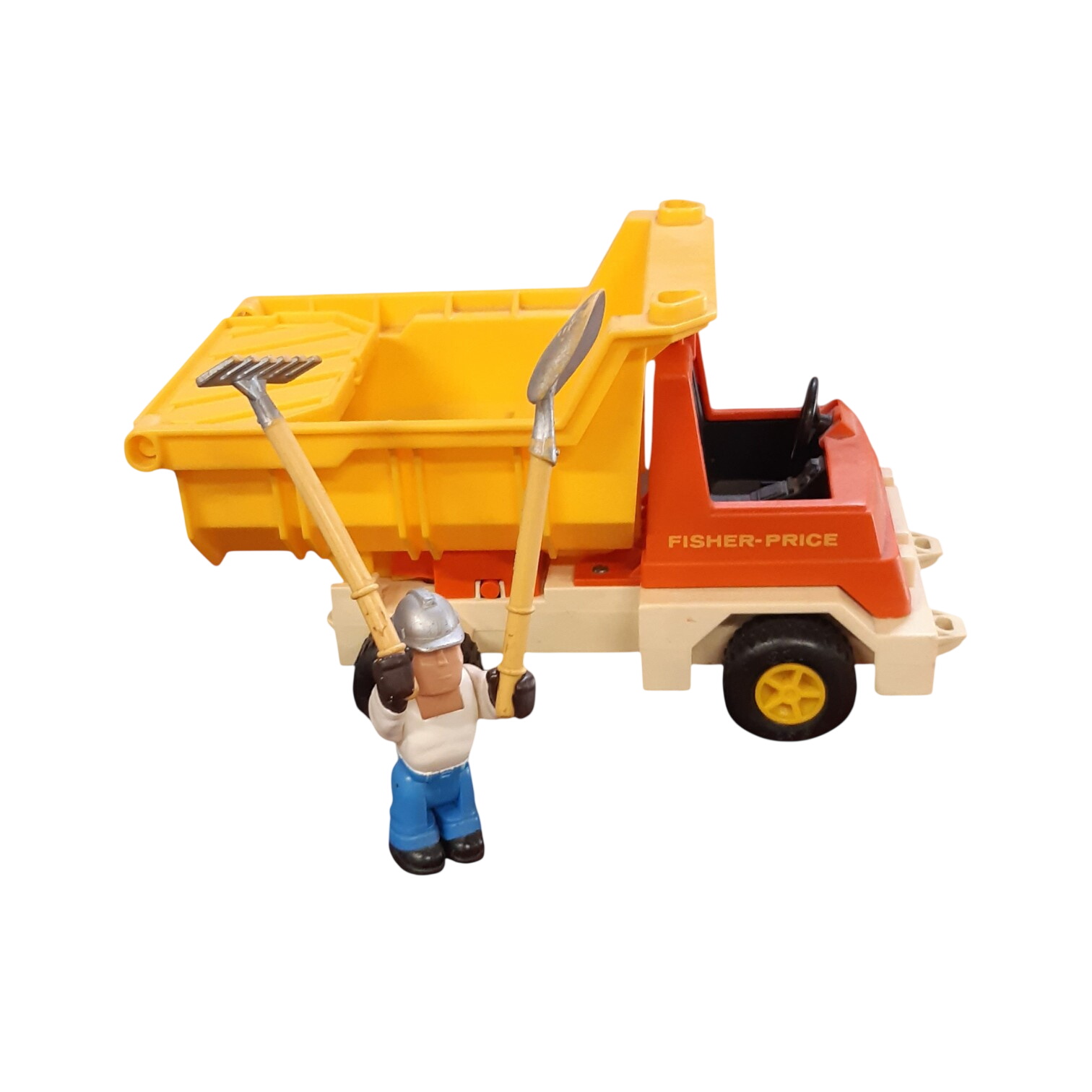 Acheter Camion benne Fisher price vintage Très bon état - 20,00 € Camion benne Fisher price vintage Très bon état - reconditionné disponible sur Label Emmaüs